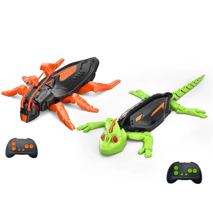 🔥LAST DAY 50% OFF -- 🎁 Wall Crawler Gecko - LED RC Toy for Indoor Family Fun & Prank Gifts