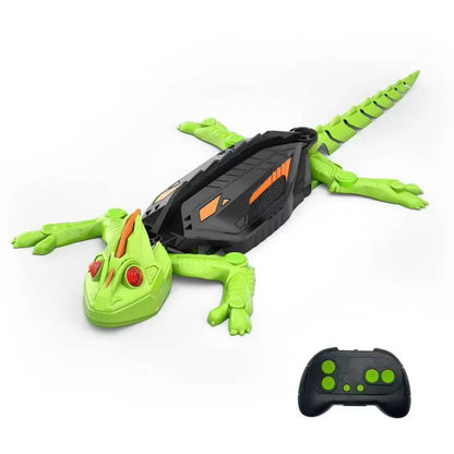 🔥LAST DAY 50% OFF -- 🎁 Wall Crawler Gecko - LED RC Toy for Indoor Family Fun & Prank Gifts