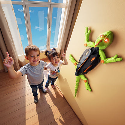 🔥LAST DAY 50% OFF -- 🎁 Wall Crawler Gecko - LED RC Toy for Indoor Family Fun & Prank Gifts