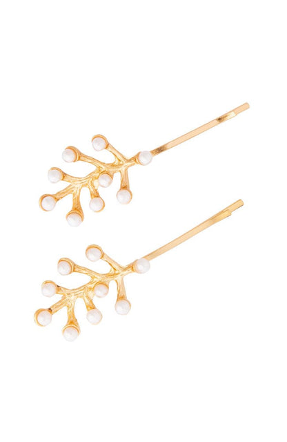 Pearl Branch Bobby Pin 2-Pack