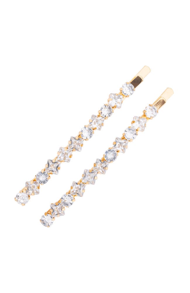 Crystal Bobby Pins, 2-Pack