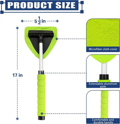 Car Windshield Cleaning Tool Set – Uitschuifbaar & 180° Draaibaar|🔥HOT SALE 57% OFF Today Only!🔥